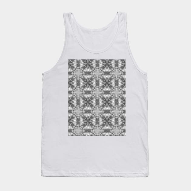 Elegant, modern pattern, silver stars, cross and block for any occasion Tank Top by Hujer